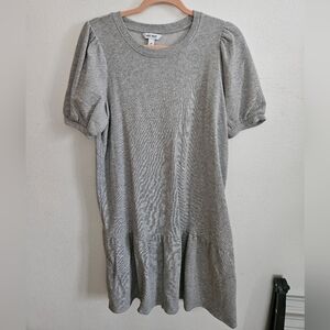 Nine West NWT Gray Puff Sleeve Dress sz Medium‎